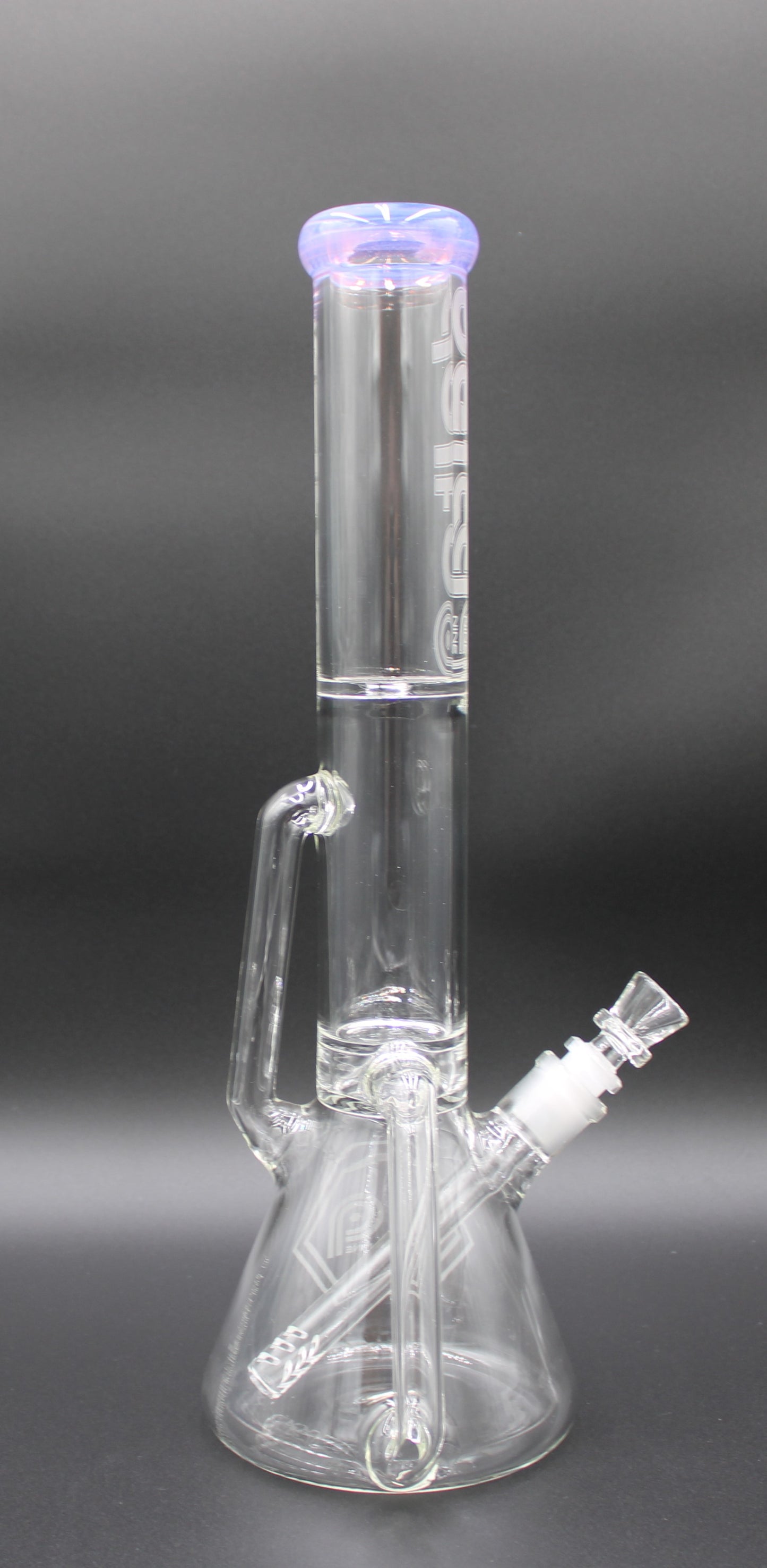 16 INCH PINK SLYME DELTA-9 RECYCLER BEAKER TUBE