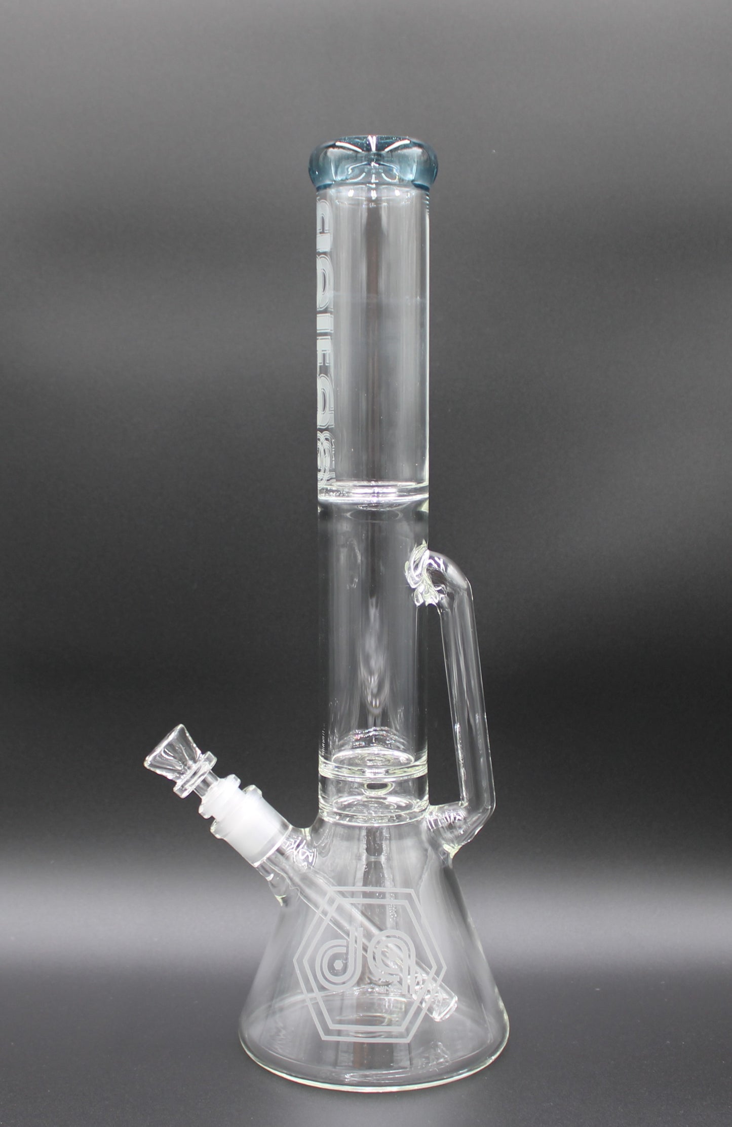 16 INCH BLUE STARDUST DELTA-9 RECYCLER BEAKER TUBE