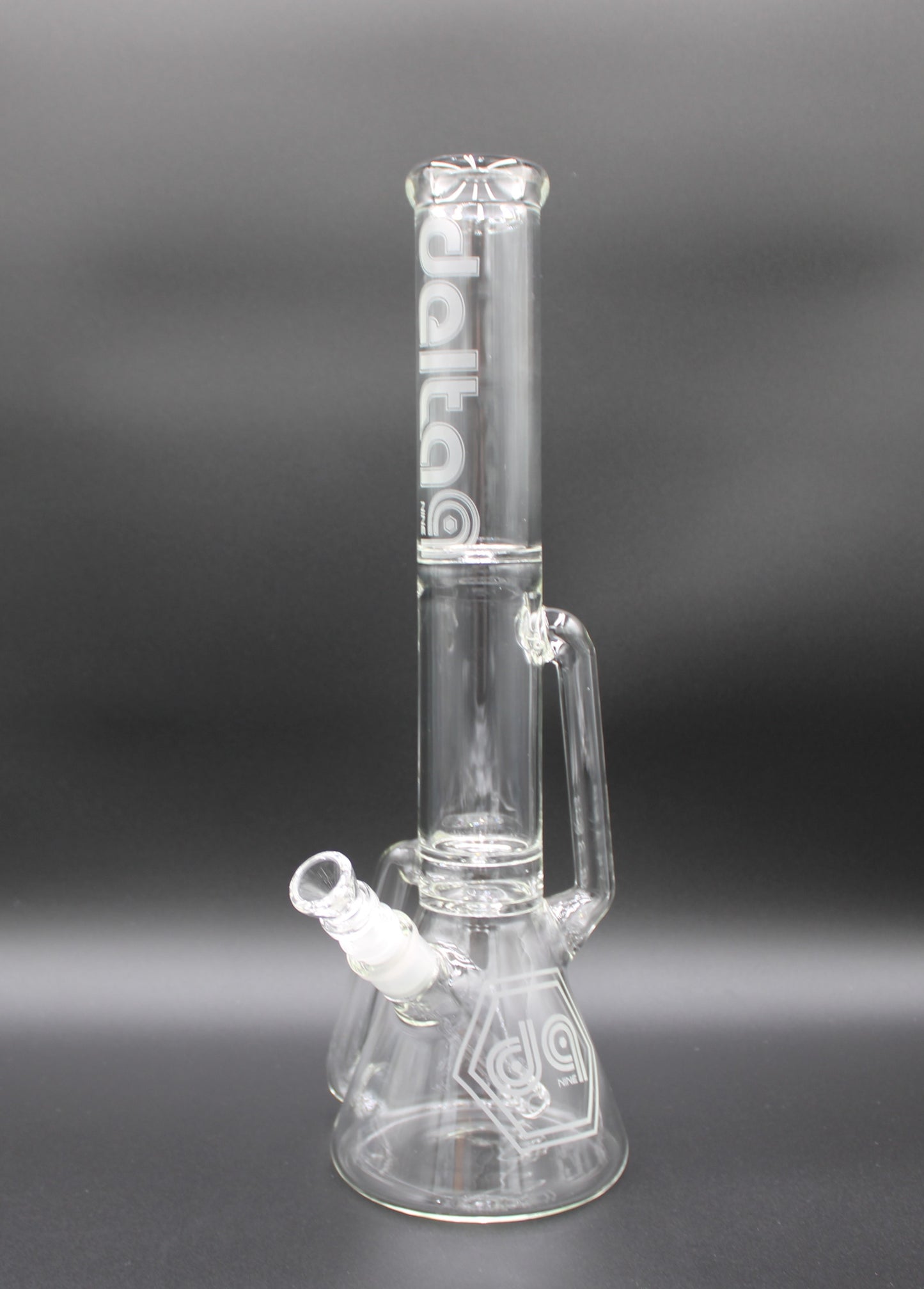 16 INCH CLEAR DELTA-9 RECYCLER BEAKER TUBE