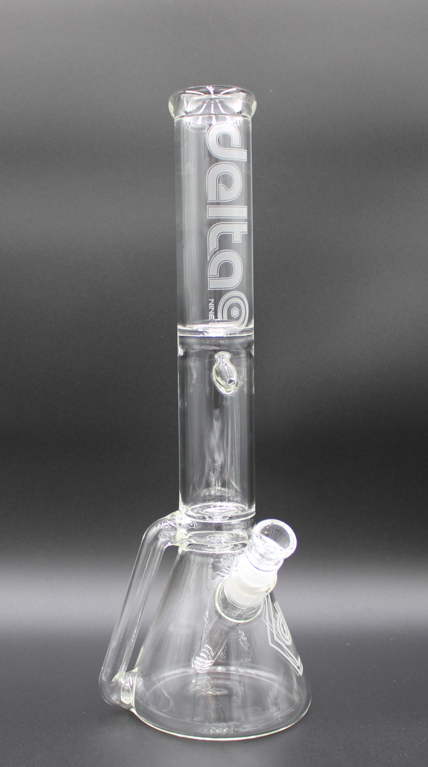 16 INCH CLEAR DELTA-9 RECYCLER BEAKER TUBE