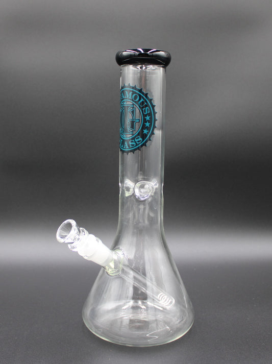 12 INCH INFAMOUS BEAKER WITH BLACK LIP