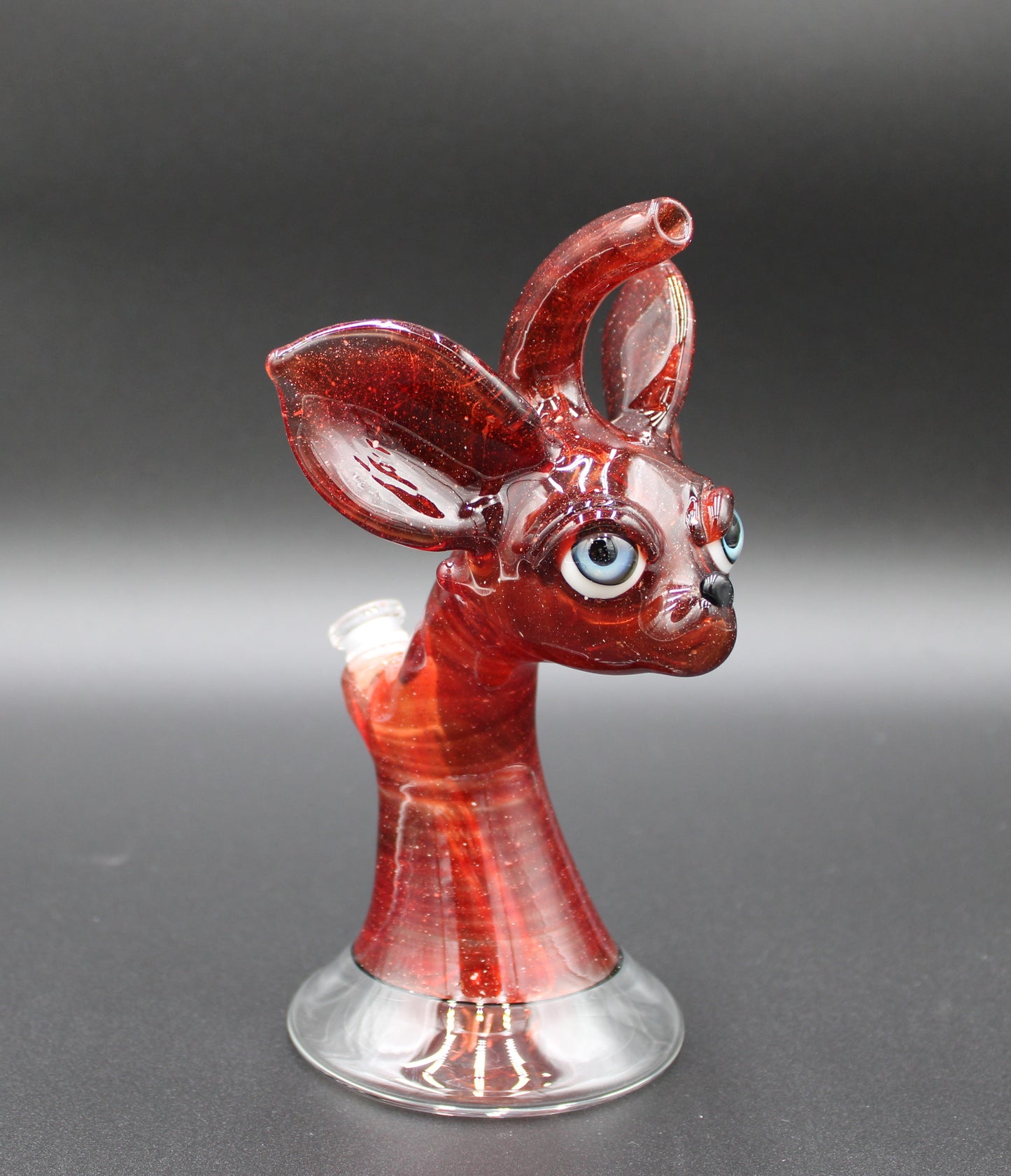 10mm RED BLIZZARD FOX HEAD MINITUBE BY TYME