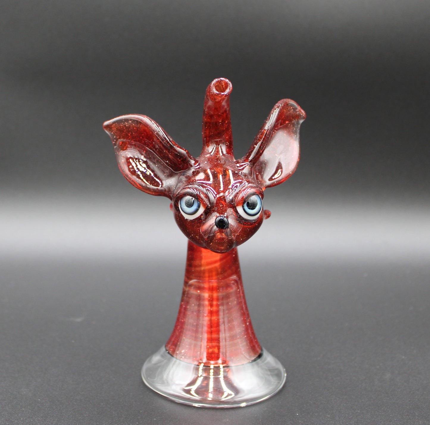 10mm RED BLIZZARD FOX HEAD MINITUBE BY TYME