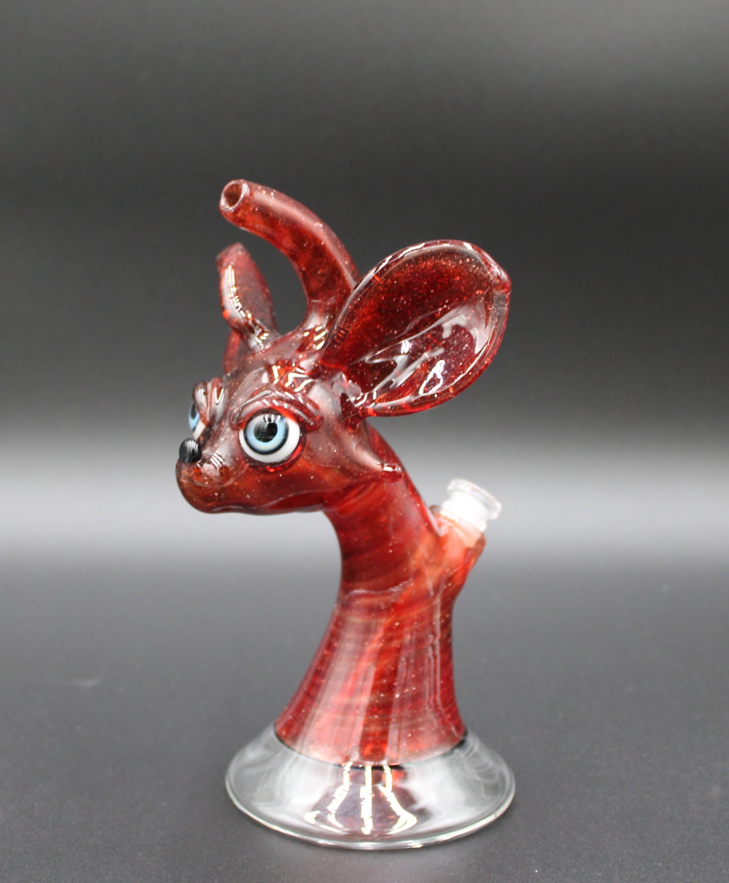 10mm RED BLIZZARD FOX HEAD MINITUBE BY TYME