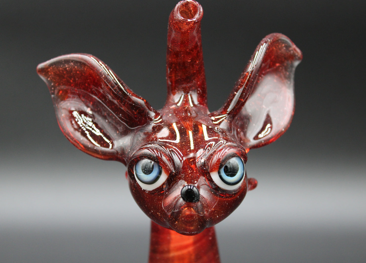 10mm RED BLIZZARD FOX HEAD MINITUBE BY TYME