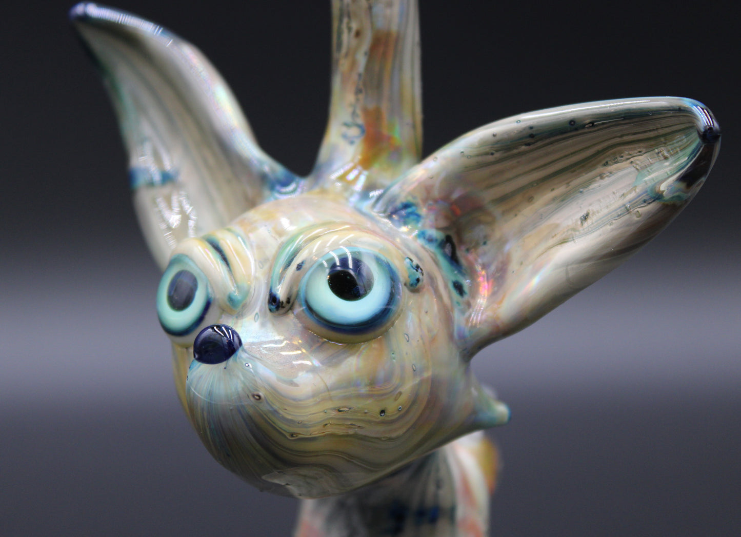 10mm BLUE MOON FOX HEAD MINITUBE BY TYME