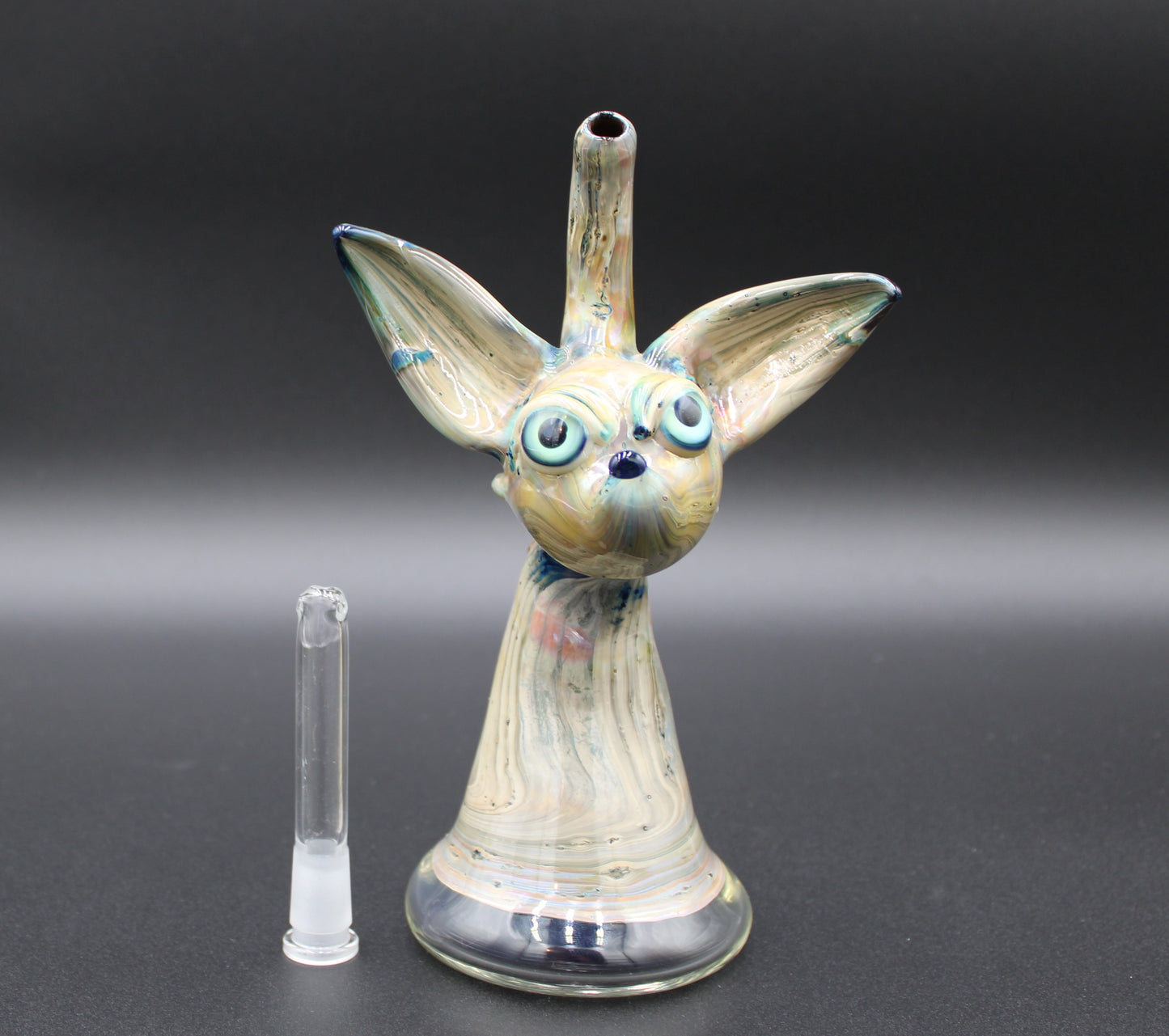 10mm BLUE MOON FOX HEAD MINITUBE BY TYME