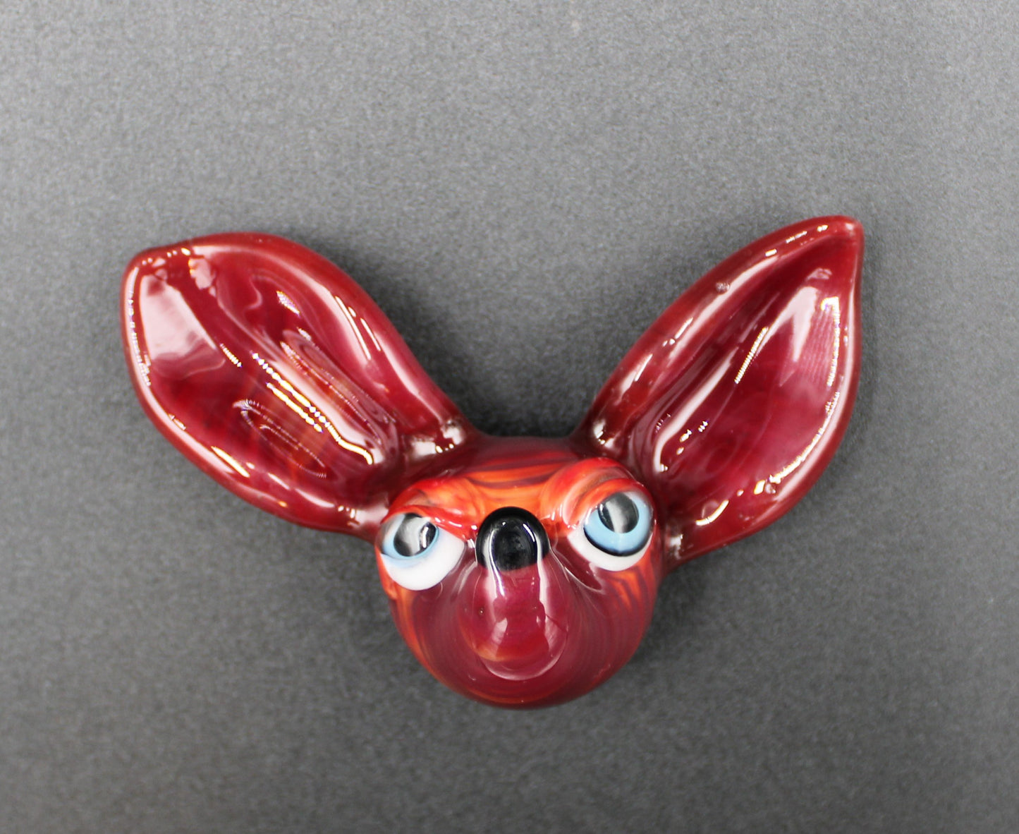 RED TURQUOISE FOX HEAD CARB CAP BY TYME