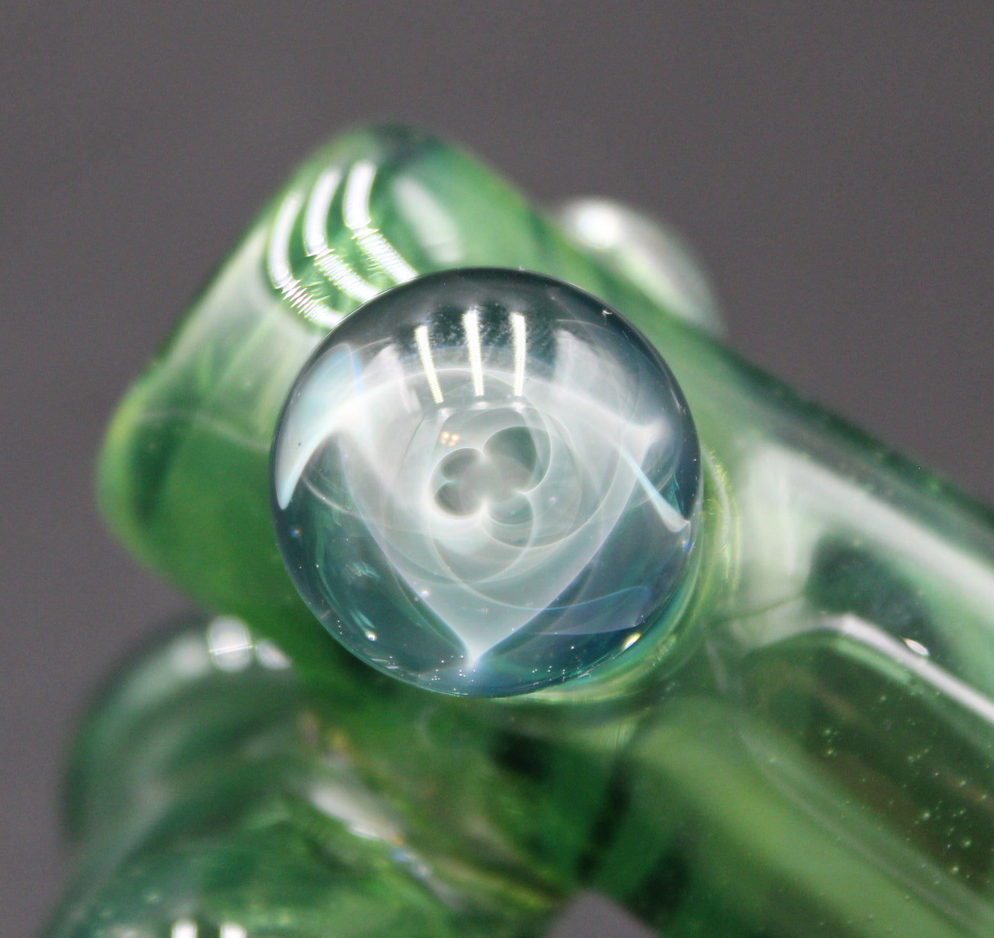 MILKY EMERALD SIDECAR DRY PIPE BY TYME