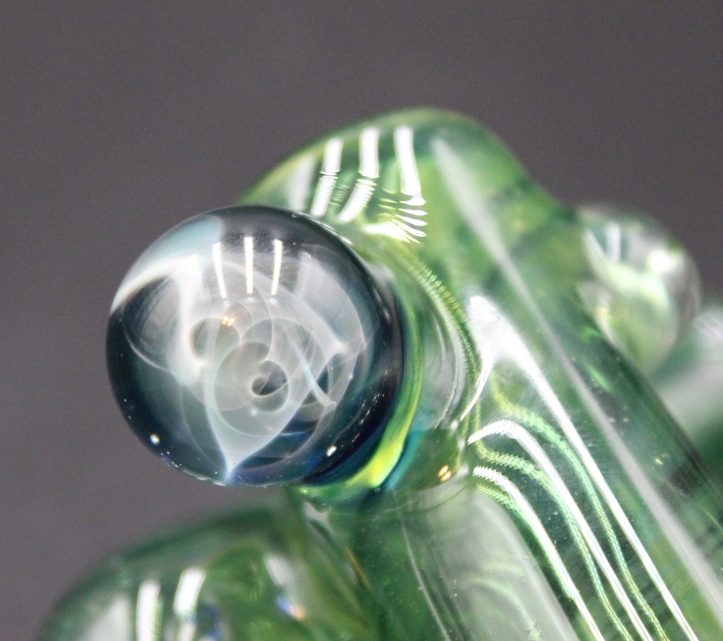 MILKY EMERALD SIDECAR DRY PIPE BY TYME