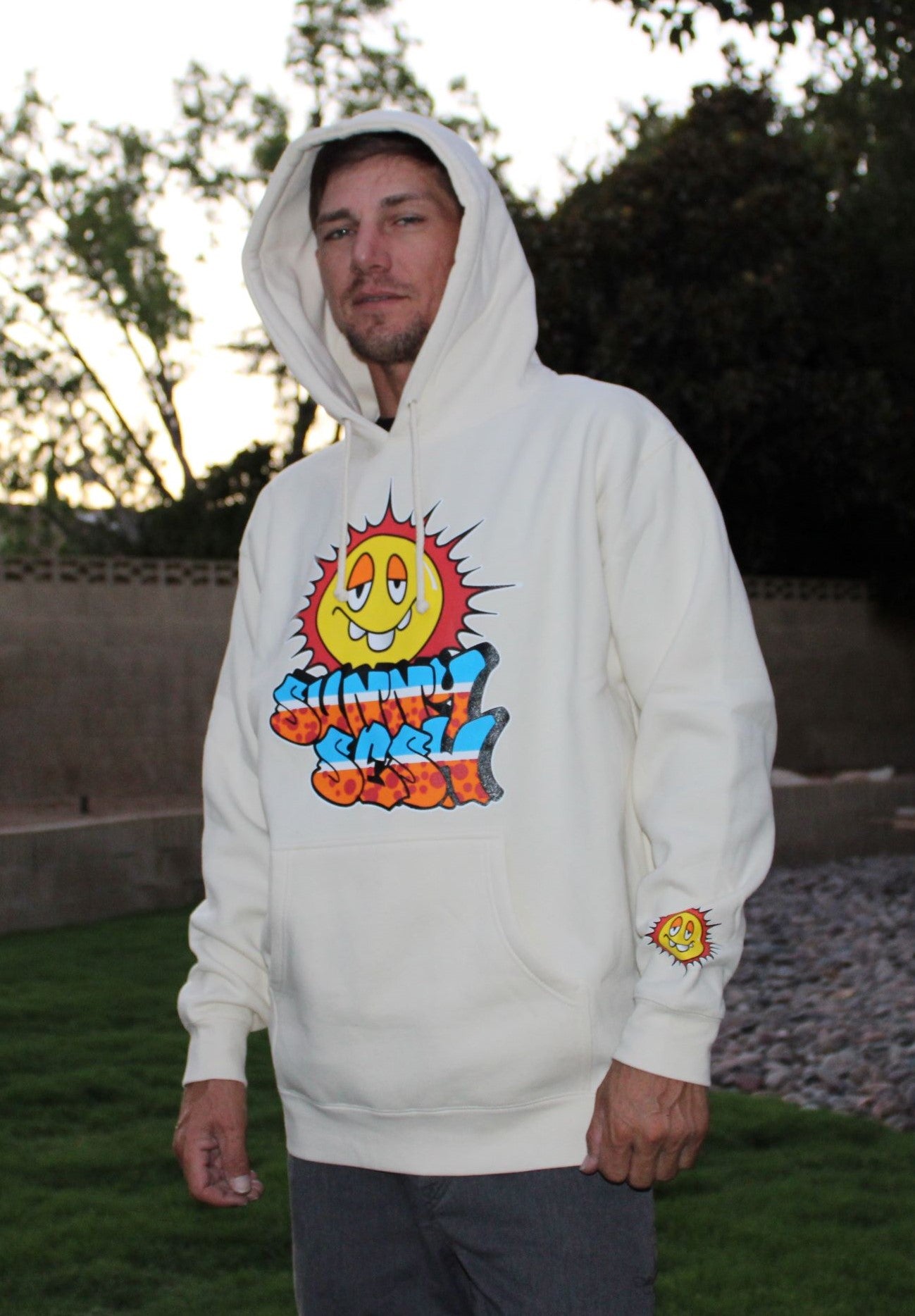 SUNNY SESH HOODIE / BONE