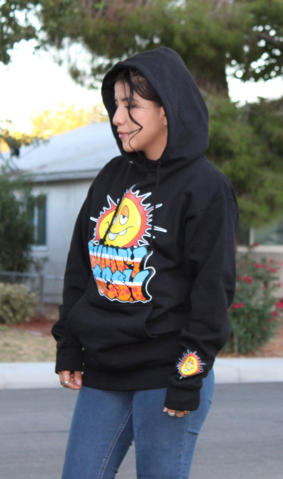 SUNNY SESH HOODIE / BLACK